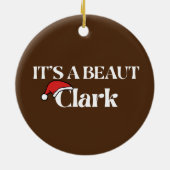 Het is een mooie Clark Keramisch Ornament (Achterkant)