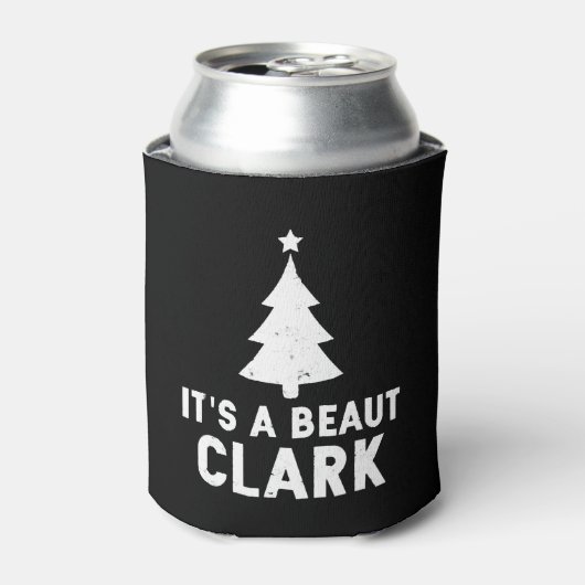 Het is een mooie Clark kerstvakantie Blikjeskoeler (Blikje Voorkant)