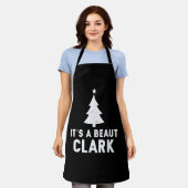 Het is een mooie Clark kerstvakantie Schort (Gedragen)