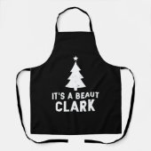 Het is een mooie Clark kerstvakantie Schort (Voorkant)