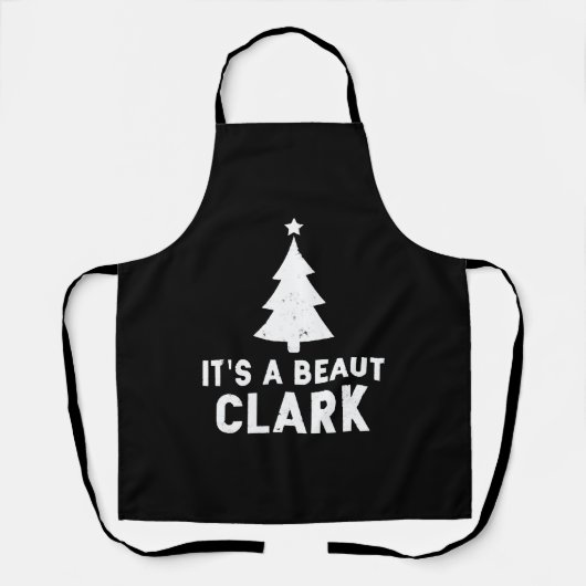 Het is een mooie Clark kerstvakantie Schort (Voorkant)