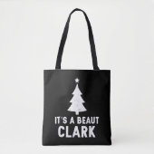 Het is een mooie Clark kerstvakantie Tote Bag (Voorkant)