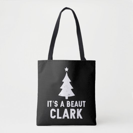 Het is een mooie Clark kerstvakantie Tote Bag (Voorkant)