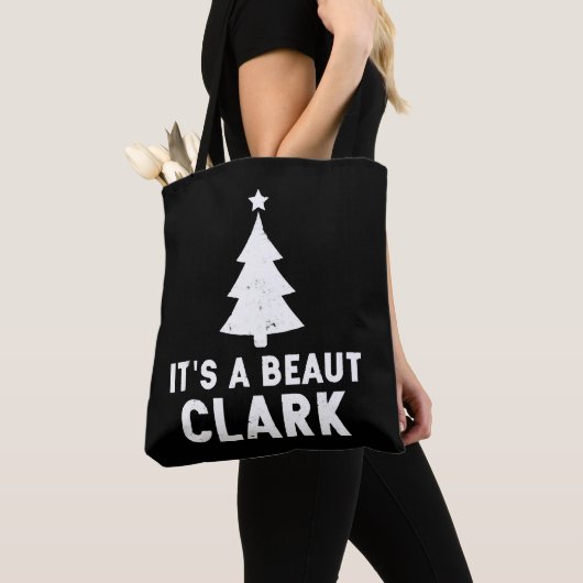 Het is een mooie Clark kerstvakantie Tote Bag (Dichtbij)