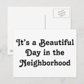 Het is een mooie dag briefkaart (Voorkant / Achterkant)