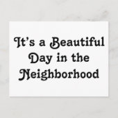 Het is een mooie dag briefkaart (Voorkant)