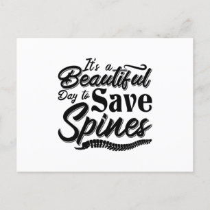 Het is een mooie dag Chiropractische chiropractor Briefkaart