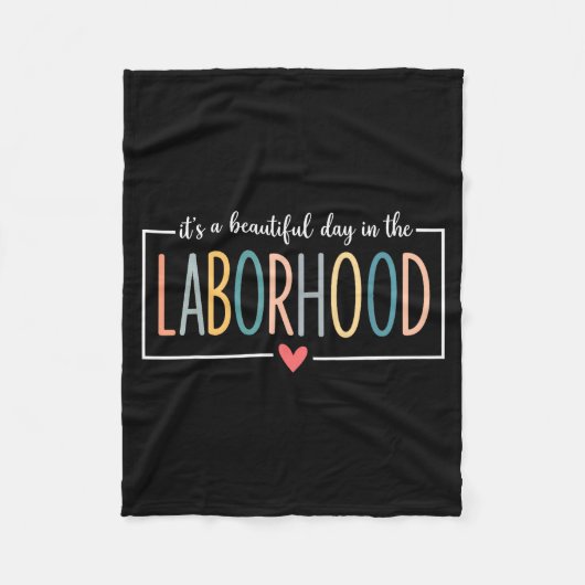 Het is een mooie dag in de arbeidsomgeving fleece deken (Voorkant)