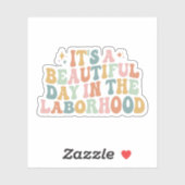 Het is een mooie dag in de L&D verpleegster van he Sticker (Vel)