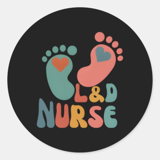 Het is een mooie dag in de labhood Ld Nurse Bot Ronde Sticker (Voorkant)