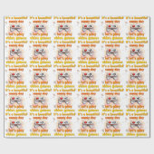 Het is een mooie dag - laten we videospelletjes sp cadeaupapier (Vlak)