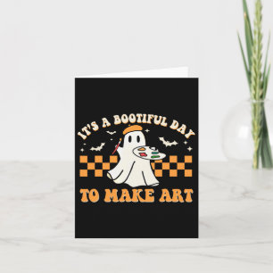 Het is een mooie dag om Art Halloween Kunst te mak Kaart