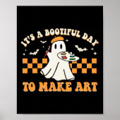 Het is een mooie dag om Art Halloween Kunst te mak Poster (Voorkant)