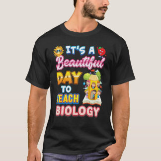 Het Is Een Mooie Dag Om Biologie Leraar Terug Te L T-shirt