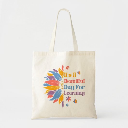 Het is een mooie dag om Canvas tas te leren (Voorkant)