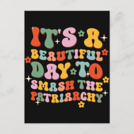 Het is een mooie dag om de patriarchie te smokkele briefkaart