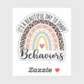 Het is een mooie dag om gedrag te vormen sticker (Vel)