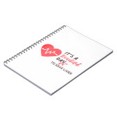 Het is een mooie dag om levens te redden notitiebo notitieboek (Linkerzijde)