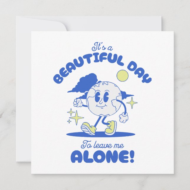 Het is een mooie dag om me met rust te laten (Voorkant)