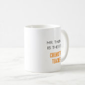 Het is een mooie dag om scheikundeleraar te leren koffiemok (Voorkant rechts)