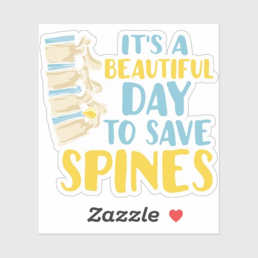 Het is een mooie dag om stekels te besparen sticker (Vel)