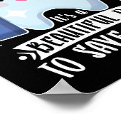 Het is een mooie dag om Tedendentist Dental te red Poster (Hoek)