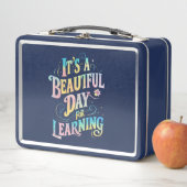 Het is een mooie dag om terug naar school te leren (In situ)