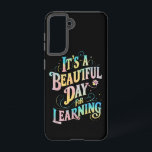 Het is een mooie dag om terug naar school te leren samsung galaxy hoesje<br><div class="desc">Het is een mooie dag om terug naar school te leren</div>