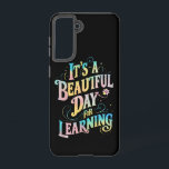 Het is een mooie dag om terug naar school te leren samsung galaxy hoesje<br><div class="desc">Het is een mooie dag om terug naar school te leren</div>