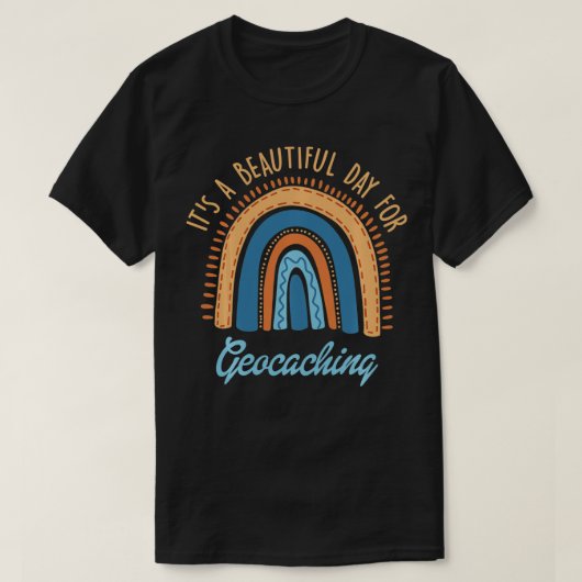Het is een mooie dag voor Geocaching Retro Hobbies T-shirt (Design voorkant)