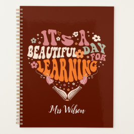 Het is een mooie dag voor het leren van Teacher Gi Planner