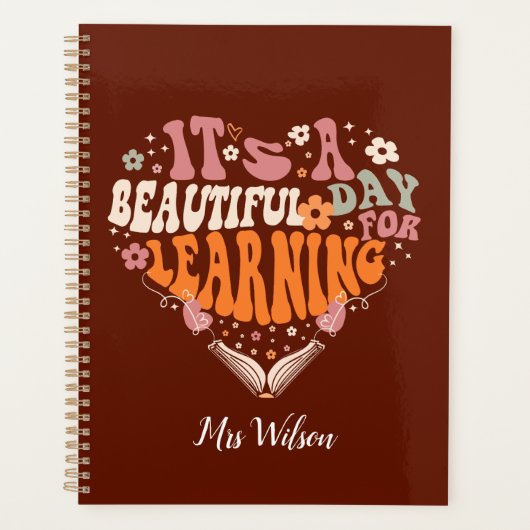 Het is een mooie dag voor het leren van Teacher Gi Planner (Voorkant)