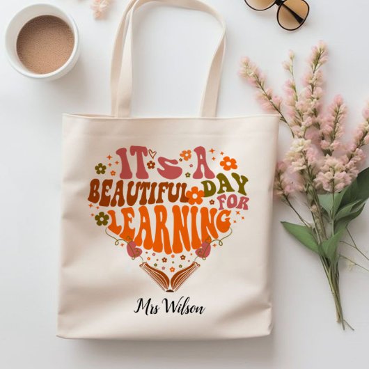Het is een mooie dag voor het leren van Teacher Gi Tote Bag