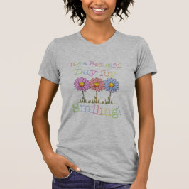 Het is een mooie dag voor Smiling Graphic - Women' T-shirt