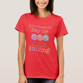 Het is een mooie dag voor Smiling Graphic - Women' T-shirt