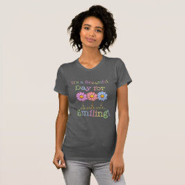 Het is een mooie dag voor Smiling Graphic - Women' T-shirt