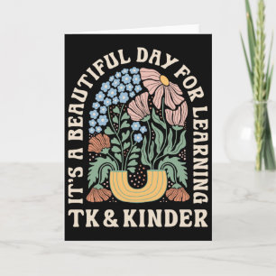 Het is een mooie dag voor Tk leren Kinder leraar Kaart