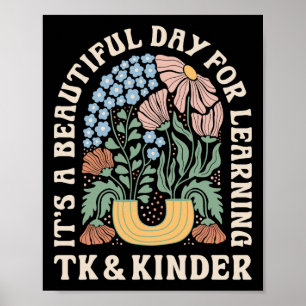 Het is een mooie dag voor Tk leren Kinder leraar Poster