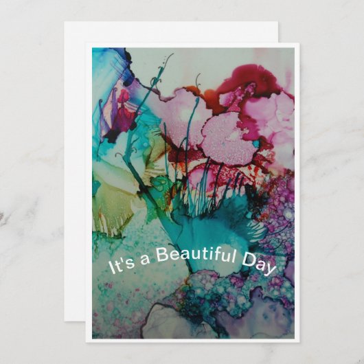 Het is een mooie dagkaart (Voorkant / Achterkant)