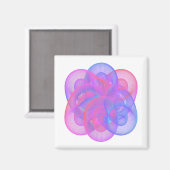 Het is een mooie geometrische figuur. magneet (Voorkant / Achterkant)