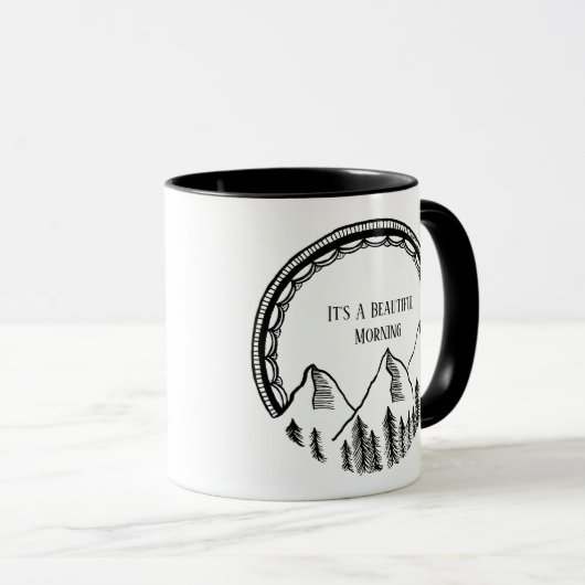 Het is een mooie Mok van een koffie (Voorkant rechts)