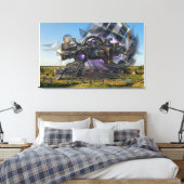 "Het is een mooie plek hier" Canvas Afdruk (Insitu (Slaapkamer))