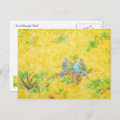 Het is een mooie wereld briefkaart (Voorkant / Achterkant)