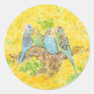 Het is een mooie wereld ronde sticker