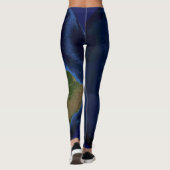 Het is een mooie wereld - westerne hersenhelft leggings (Achterkant)