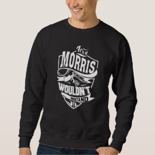 Het is een morris ding trui