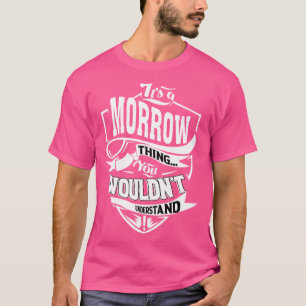 Het is een MORROW Thing T-shirt