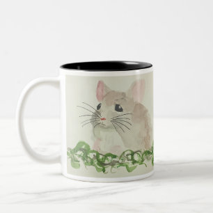 Het is een muis! mok met twee tonijnen