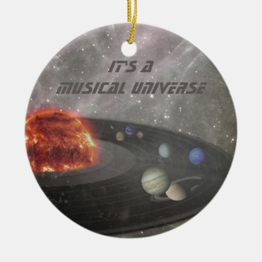 Het is een Musical Universe Keramisch Ornament (Voorkant)