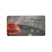 Het is een muzikaal universum etiket (Voorkant)